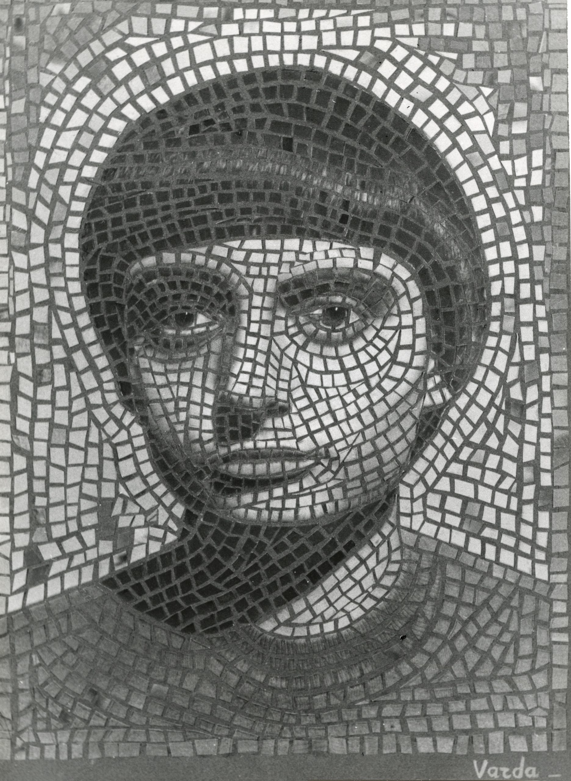 Autoportrait mosaïque, 1949, Paris